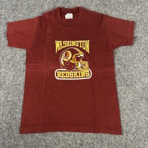 Vintage 90s Washington Redskins Logo 7 USA Paper Thin T-Shirt Kids M 10-12